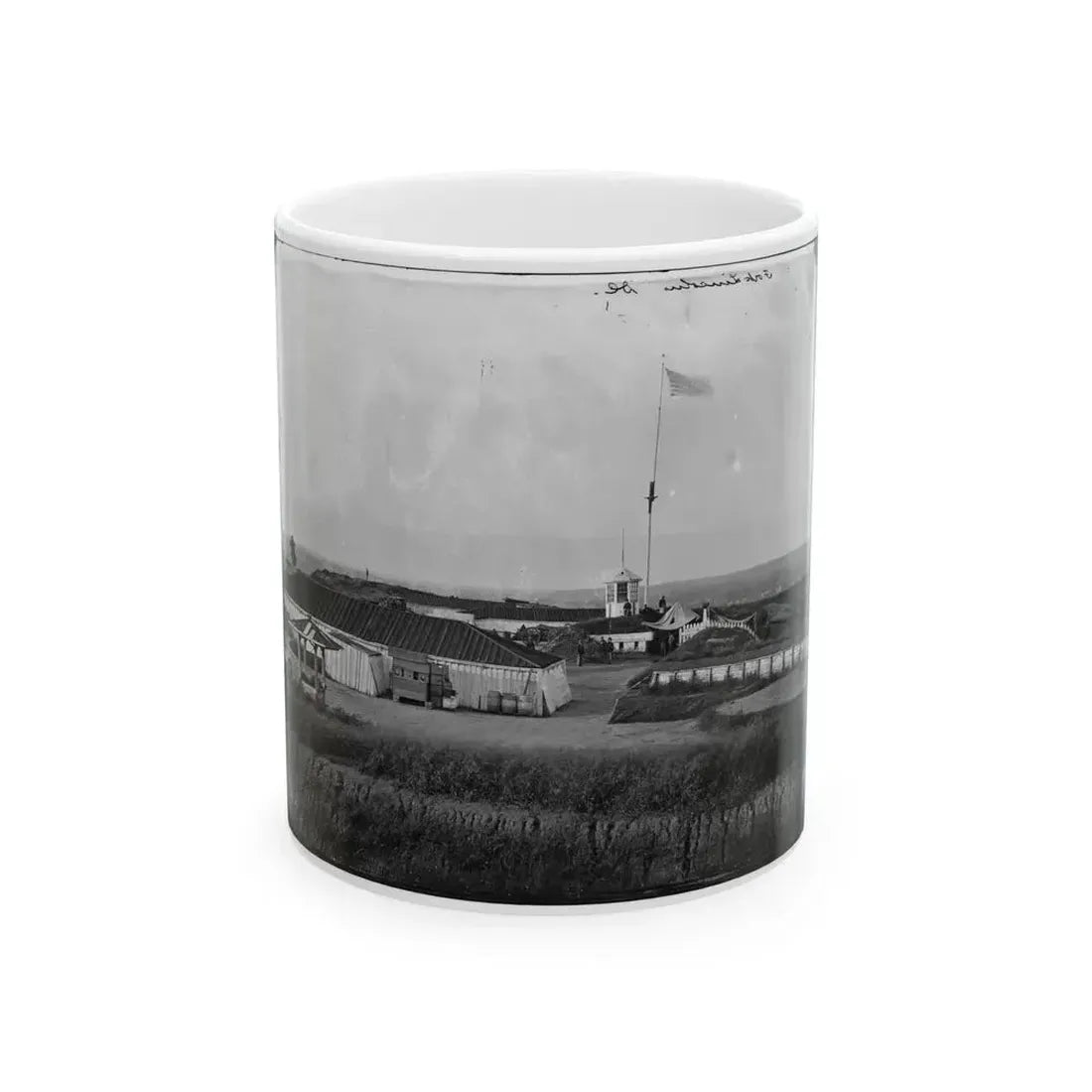 District Of Columbia. Interior View Of Fort Lincoln (U.S. Civil War) White Coffee Mug 11oz - Go Mug Yourself