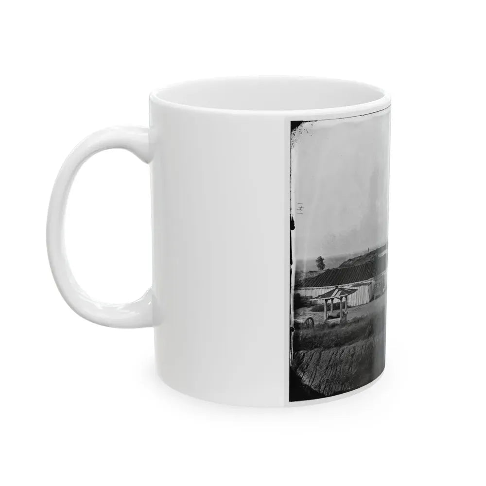 District Of Columbia. Interior View Of Fort Lincoln (U.S. Civil War) White Coffee Mug - Go Mug Yourself
