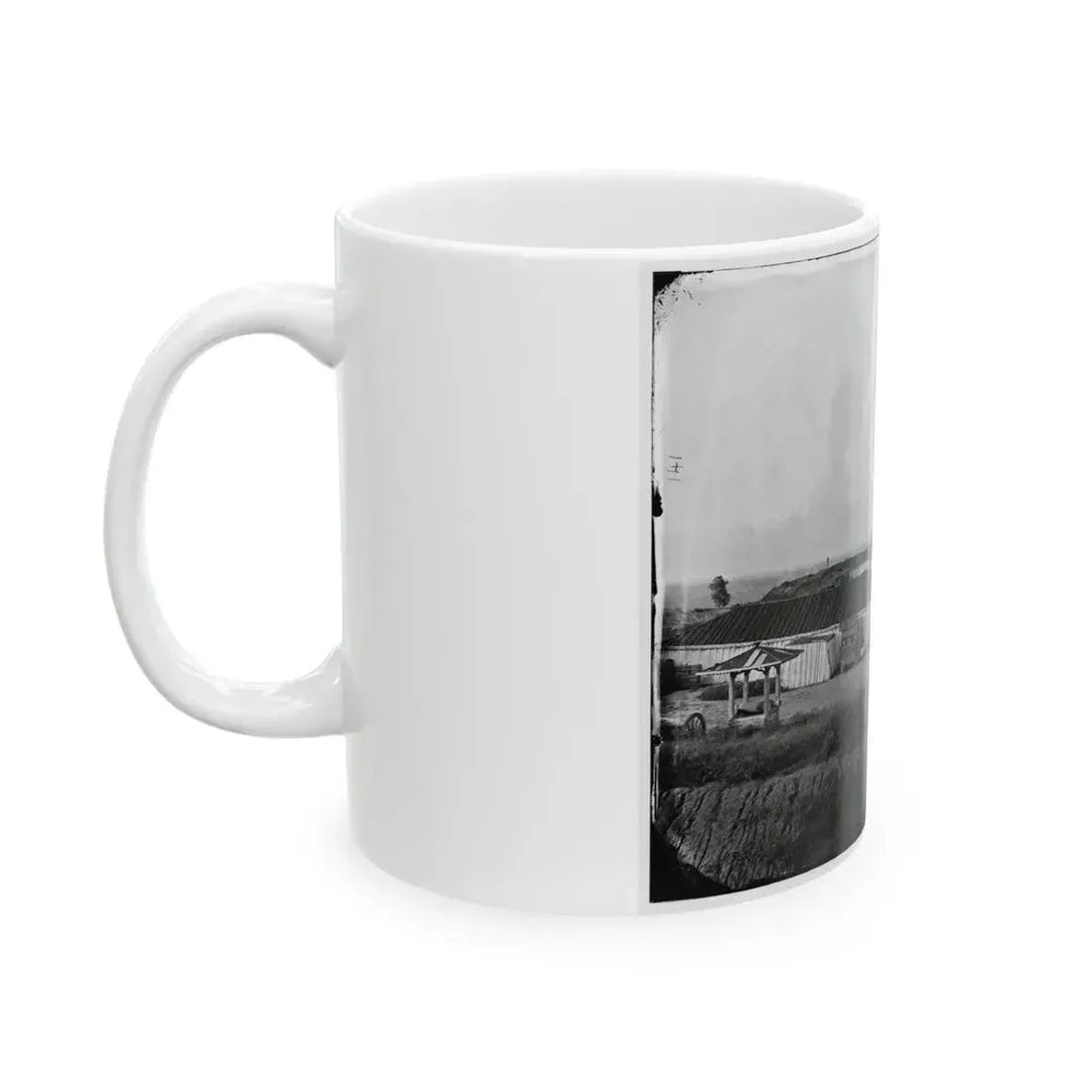 District Of Columbia. Interior View Of Fort Lincoln (U.S. Civil War) White Coffee Mug - Go Mug Yourself