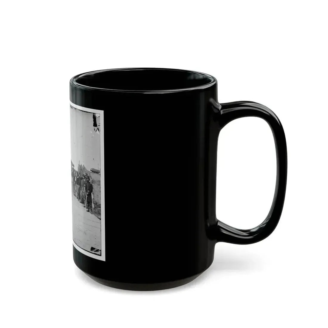 District Of Columbia. Soldiers At Gate Of Fort Slemmer (U.S. Civil War) Black Coffee Mug - Go Mug Yourself