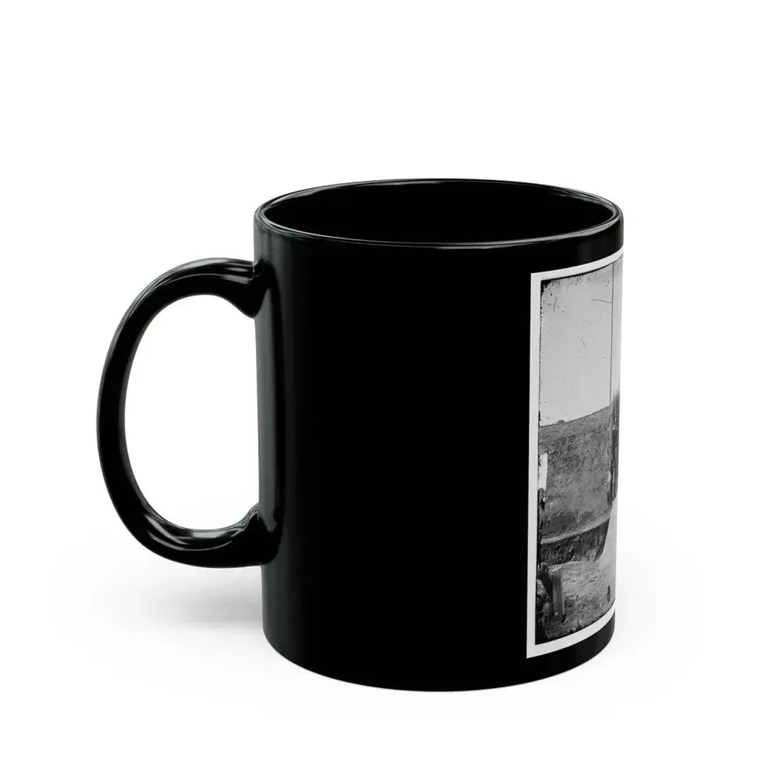District Of Columbia. Soldiers At Gate Of Fort Slemmer (U.S. Civil War) Black Coffee Mug - Go Mug Yourself