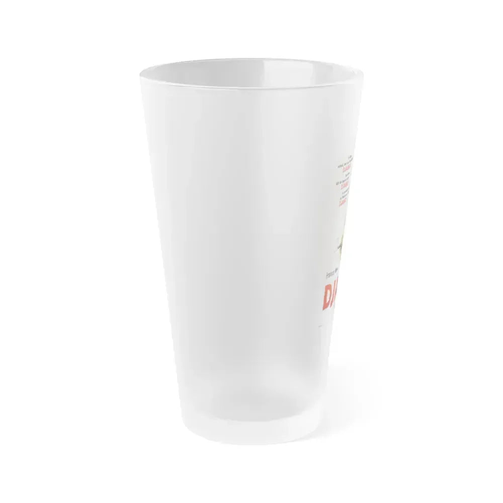 DJANGO 1966 Movie Poster - Frosted Pint Glass 16oz - Go Mug Yourself