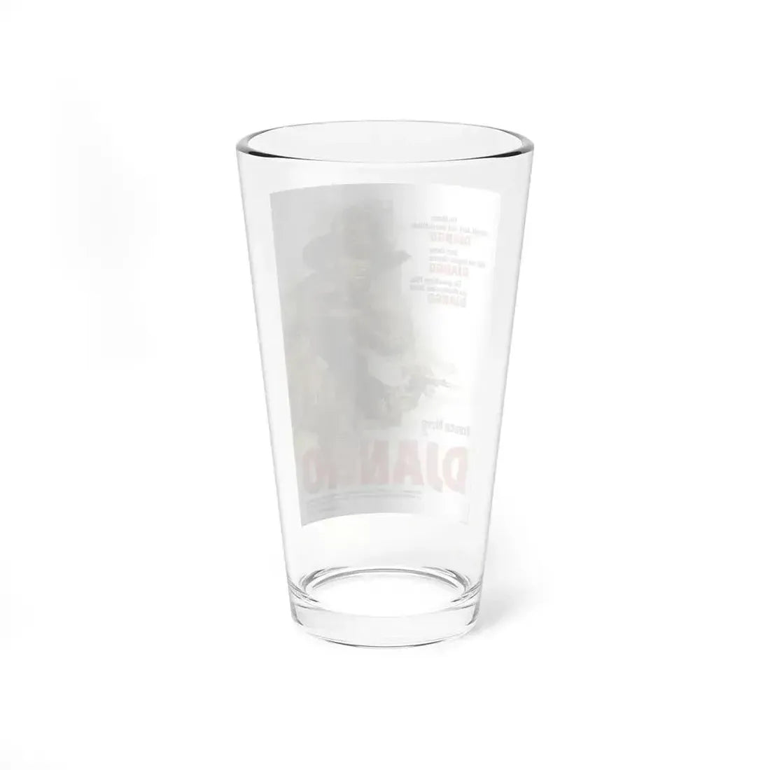 DJANGO 1966 Movie Poster - Pint Glass 16oz - Go Mug Yourself