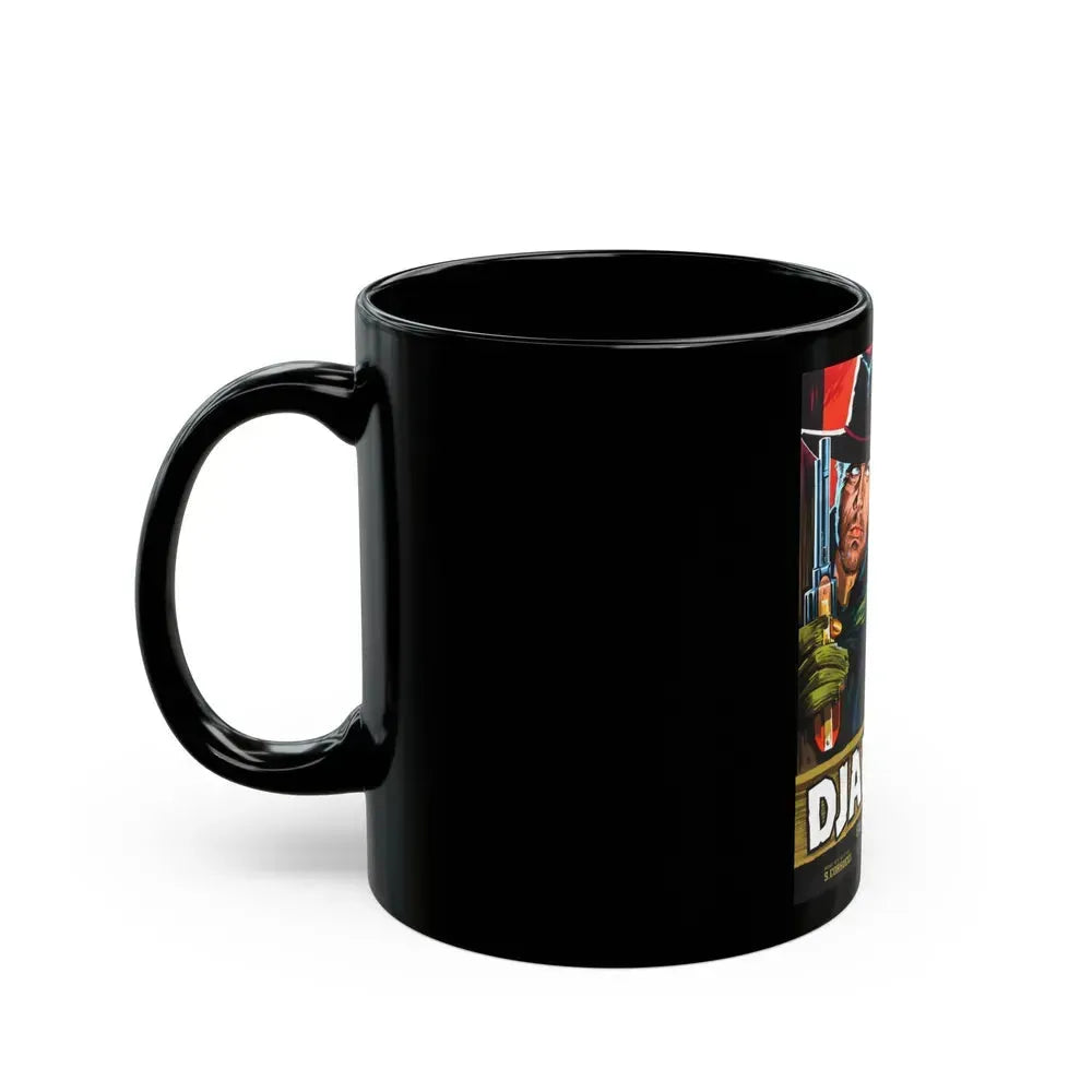 DJANGO (FRENCH) 1966 Movie Poster - Black Coffee Mug - Go Mug Yourself