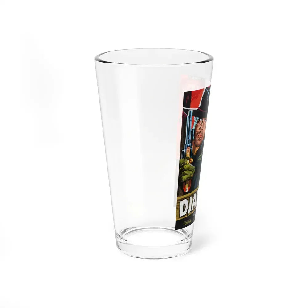 DJANGO (FRENCH) 1966 Movie Poster - Pint Glass 16oz - Go Mug Yourself