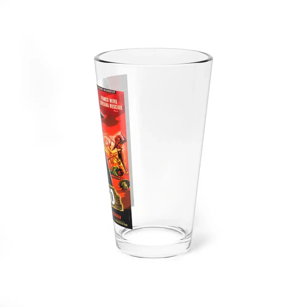 DJANGO (FRENCH) 1966 Movie Poster - Pint Glass 16oz - Go Mug Yourself