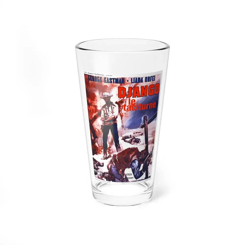 DJANGO KILLS SOFTLY 1967 Movie Poster - Pint Glass 16oz 16oz - Go Mug Yourself