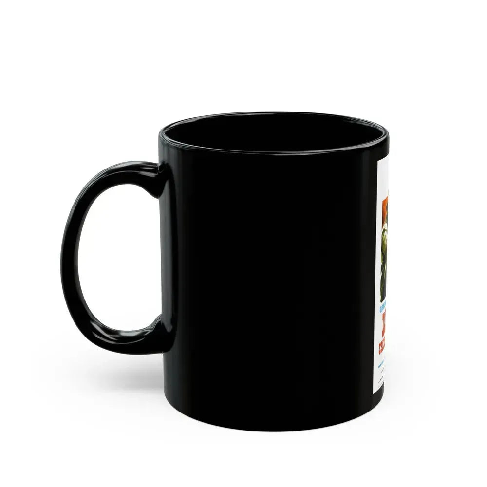 DJANGO SHOOTS FIRST 1966 Movie Poster - Black Coffee Mug - Go Mug Yourself