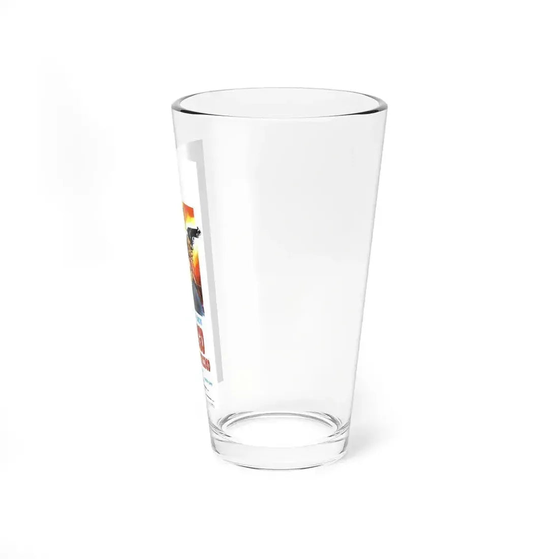 DJANGO SHOOTS FIRST 1966 Movie Poster - Pint Glass 16oz - Go Mug Yourself