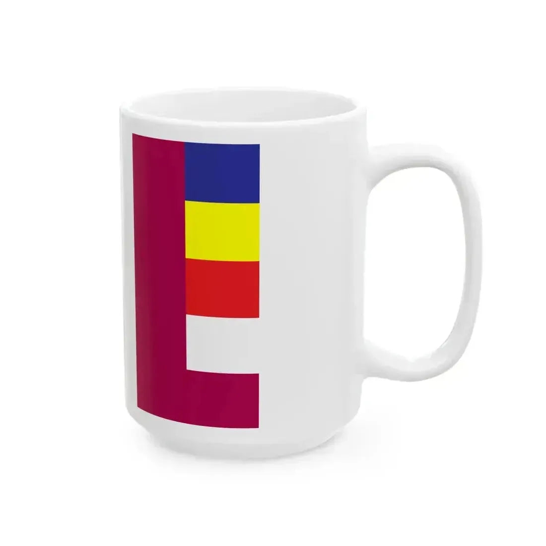 DKBA-5 Buddhist Flag Variant (Myanmar) White Coffee Mug - Go Mug Yourself
