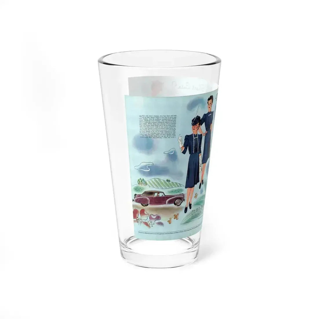 Do You Take Short Cutz, Woman's Home Companion, April 1940 - Pint Glass 16oz - Go Mug Yourself