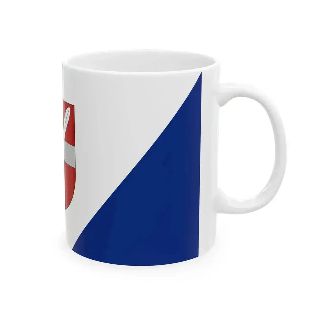 Dobele flag (Latvia) White Coffee Mug - Go Mug Yourself