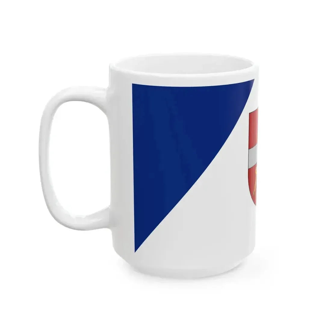 Dobele flag (Latvia) White Coffee Mug - Go Mug Yourself