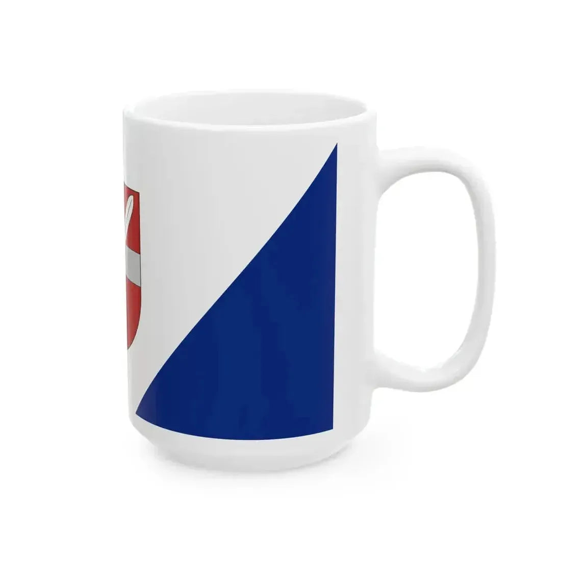 Dobele flag (Latvia) White Coffee Mug - Go Mug Yourself