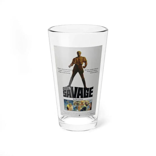 DOC SAVAGE THE MAN  OF BRONZE 1975 Movie Poster - Pint Glass 16oz 16oz - Go Mug Yourself