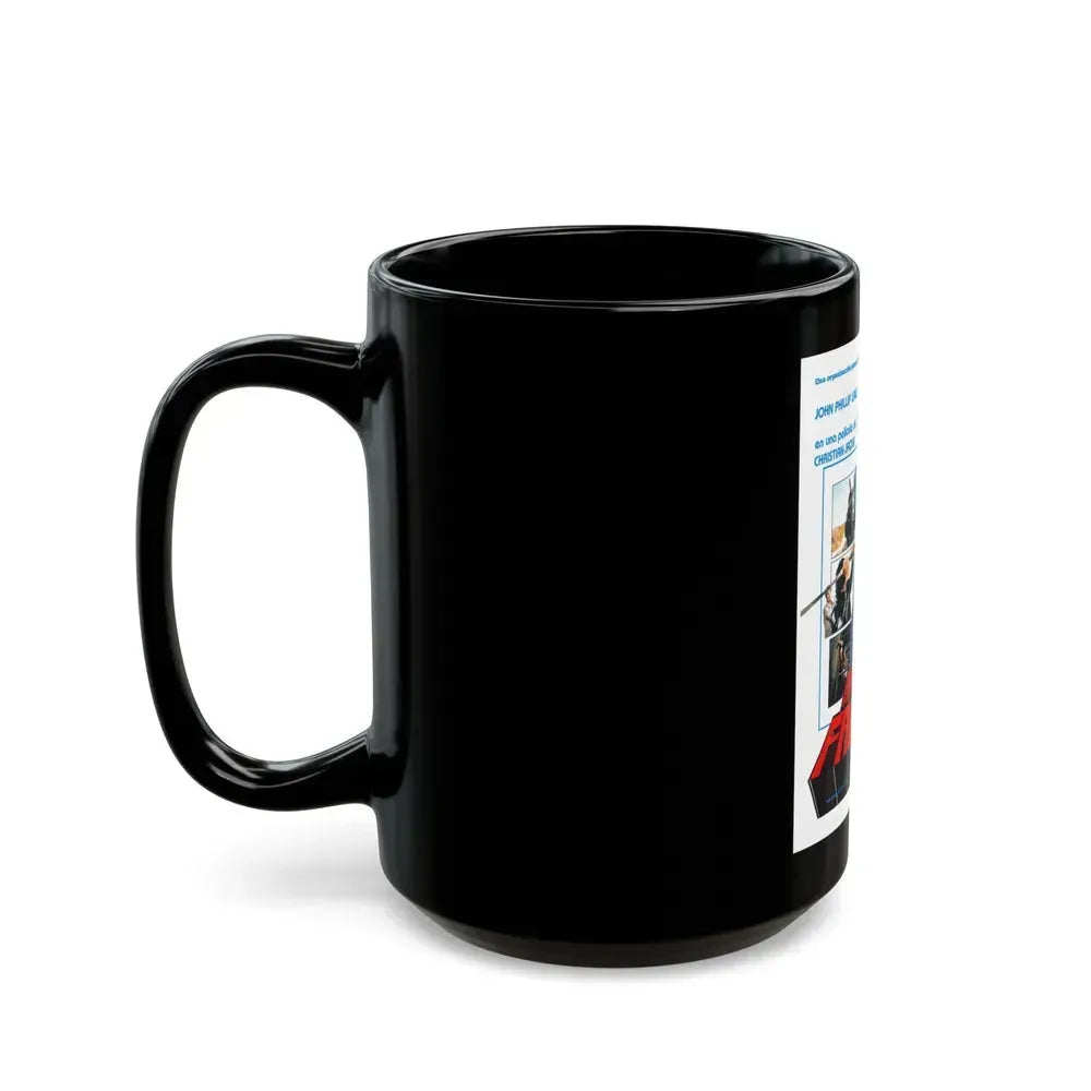 DOCTEUR JUSTICE 1975 Movie Poster - Black Coffee Mug - Go Mug Yourself