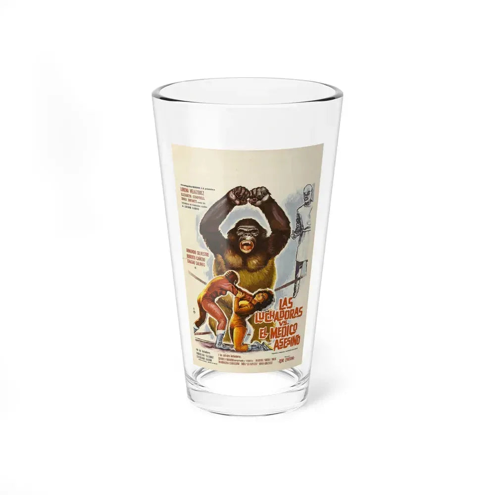 DOCTOR OF DOOM 1963 Movie Poster - Pint Glass 16oz 16oz - Go Mug Yourself
