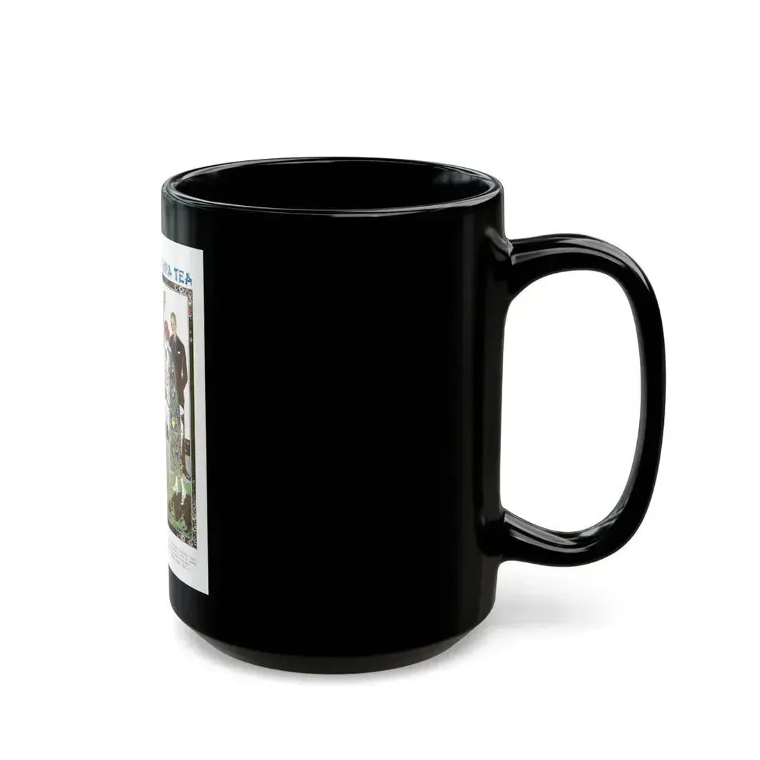 Doctor's china tea, advertisement, 1924 - Black Coffee Mug - Go Mug Yourself