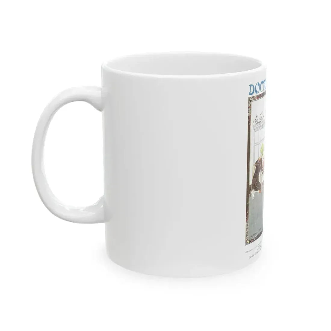 Doctor's china tea, advertisement, 1924 - White Coffee Mug - Go Mug Yourself