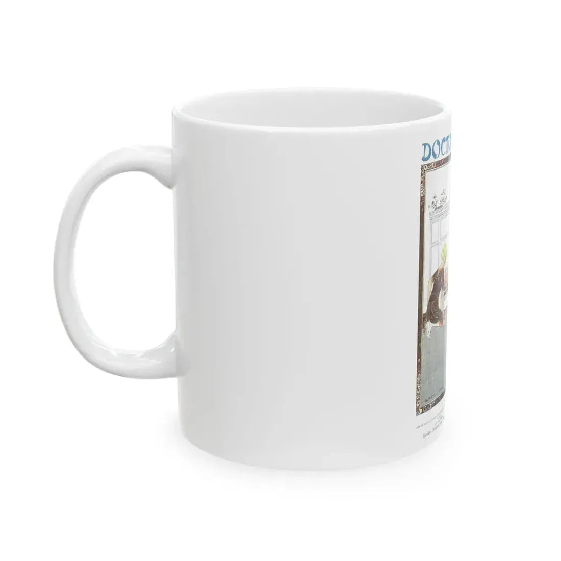 Doctor's china tea, advertisement, 1924 - White Coffee Mug - Go Mug Yourself
