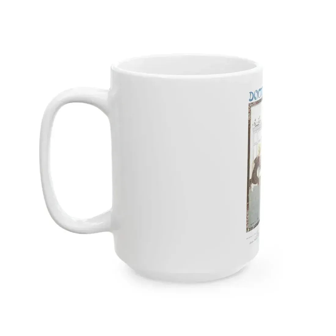 Doctor's china tea, advertisement, 1924 - White Coffee Mug - Go Mug Yourself