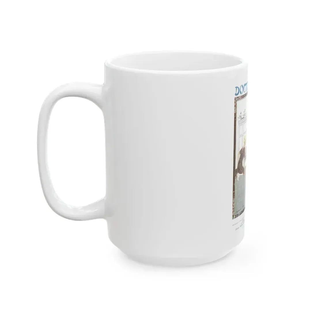 Doctor's china tea, advertisement, 1924 - White Coffee Mug - Go Mug Yourself
