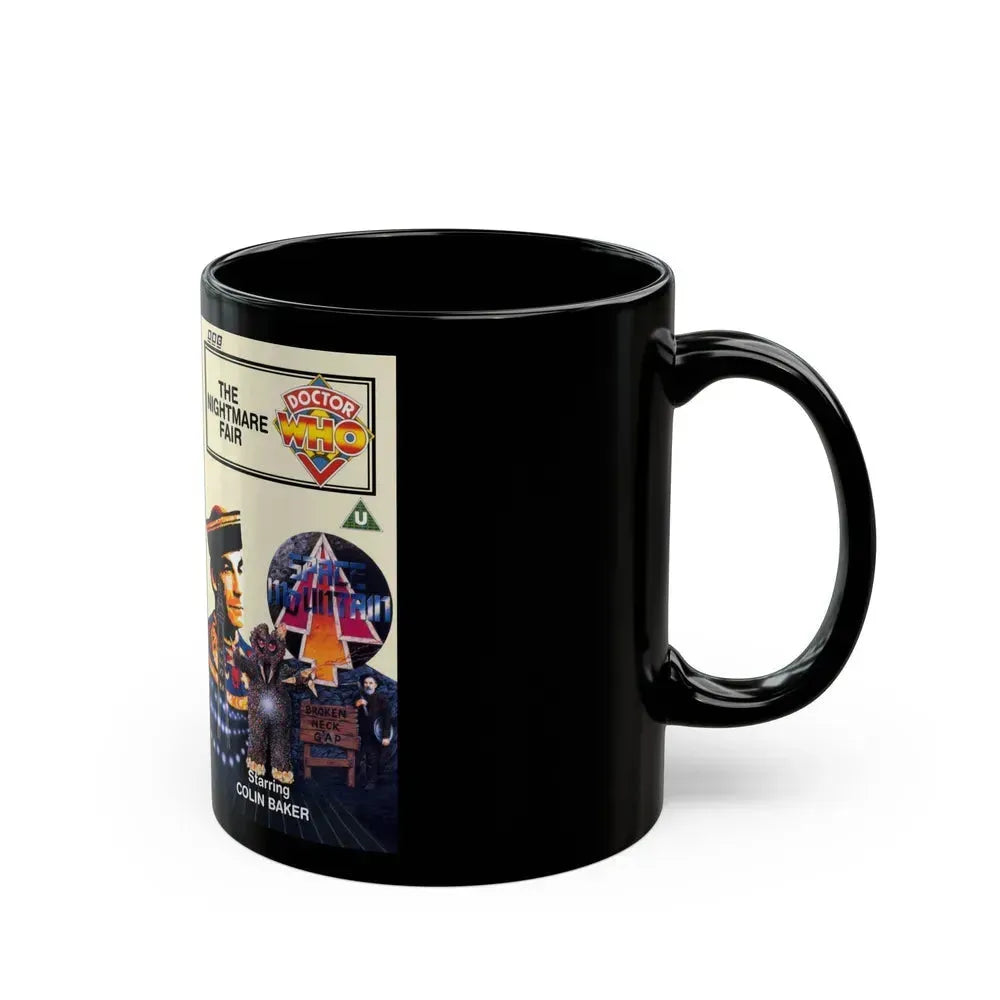 DOCTOR WHO THE NIGHTMARE FAIR (VHS COVER) - Black Coffee Mug - Go Mug Yourself