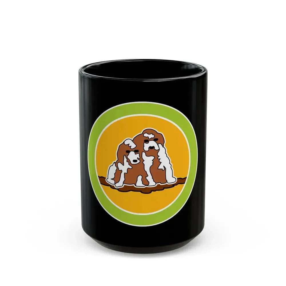 Dog Care (Boy Scout Merit Badge) Black Coffee Mug 15oz - Go Mug Yourself