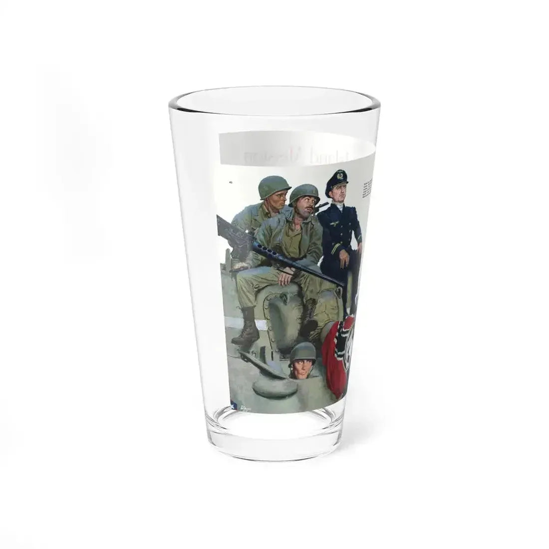 Dog Island Mission, Collier's, November 8, 1952 - Pint Glass 16oz - Go Mug Yourself