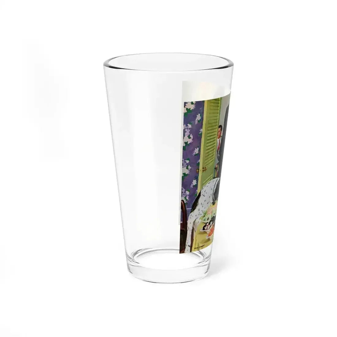Doggy Buffet, Saturday Evening Post, January 5, 1957 - Pint Glass 16oz - Go Mug Yourself