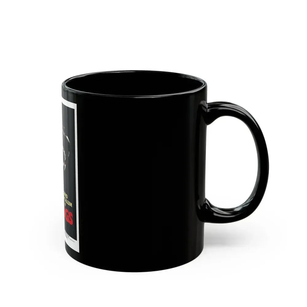 DOGS 1976 Movie Poster - Black Coffee Mug - Go Mug Yourself