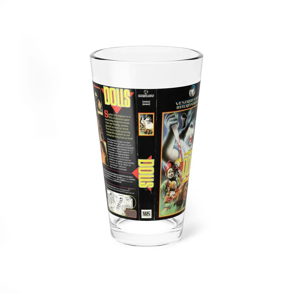 DOLLS VESTRON (VHS COVER) Pint Glass 16oz 16oz - Go Mug Yourself