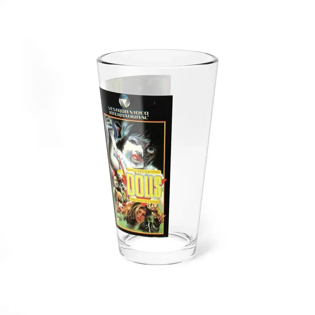 DOLLS VESTRON (VHS COVER) Pint Glass 16oz - Go Mug Yourself