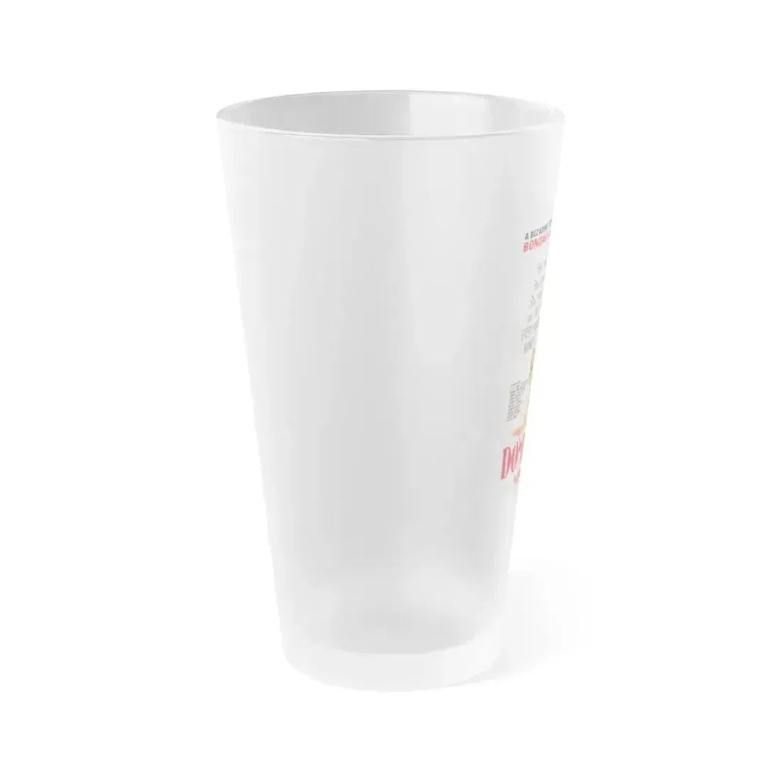 DOMINATRIX WITHOUT MERCY 1976 Movie Poster - Frosted Pint Glass 16oz - Go Mug Yourself