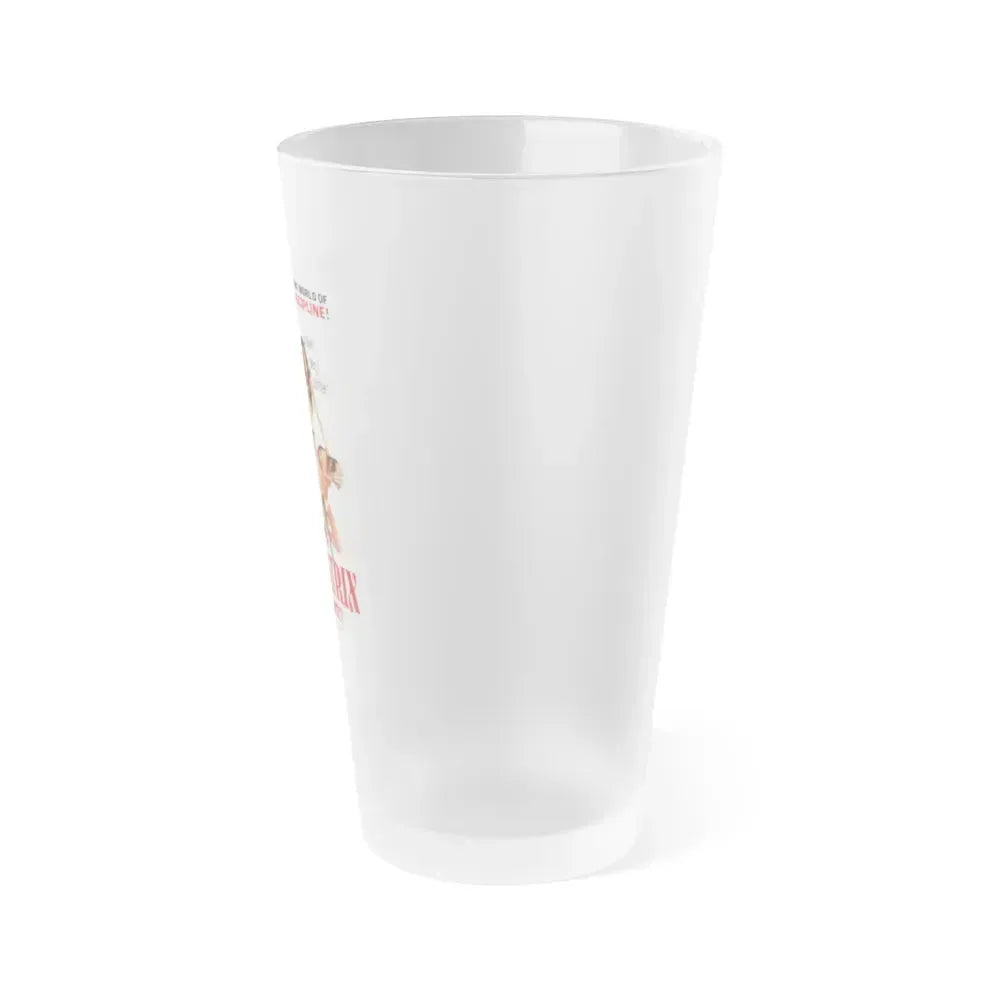 DOMINATRIX WITHOUT MERCY 1976 Movie Poster - Frosted Pint Glass 16oz - Go Mug Yourself