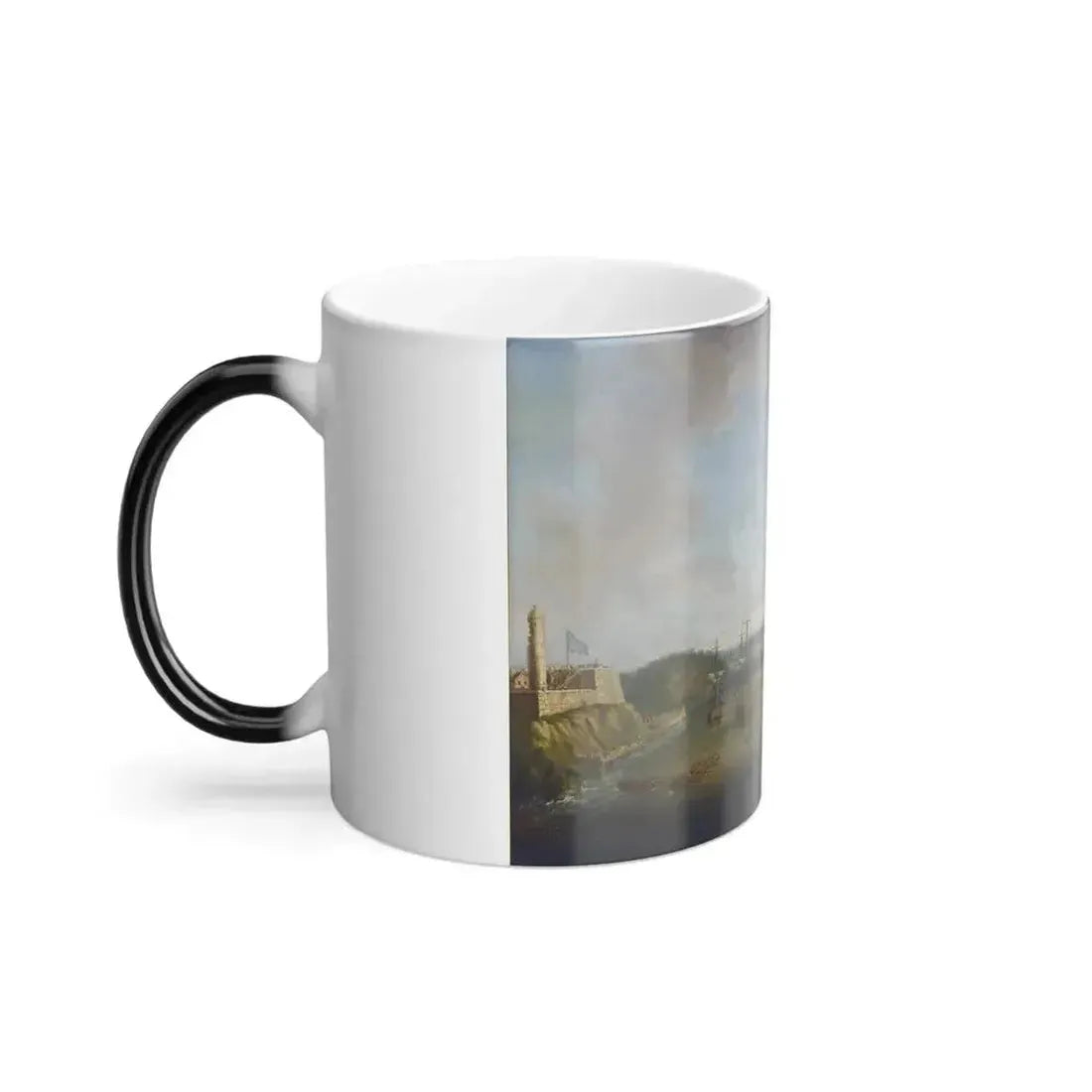 Dominic Serres (1722-1793) The Capture of Havana, Cuba%3a The Taking of the Town by British Forces under-0 - Color Changing Mug 11oz - Go Mug Yourself