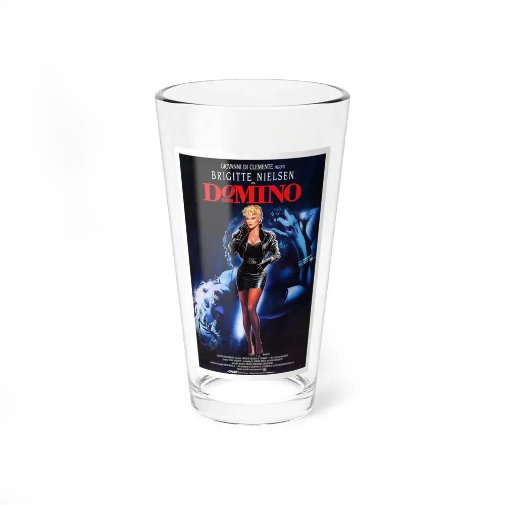 DOMINO 1988 Movie Poster - Pint Glass 16oz 16oz - Go Mug Yourself
