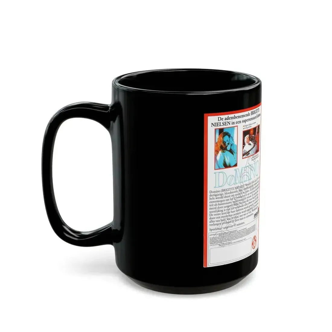 DOMINO (VHS COVER) - Black Coffee Mug - Go Mug Yourself