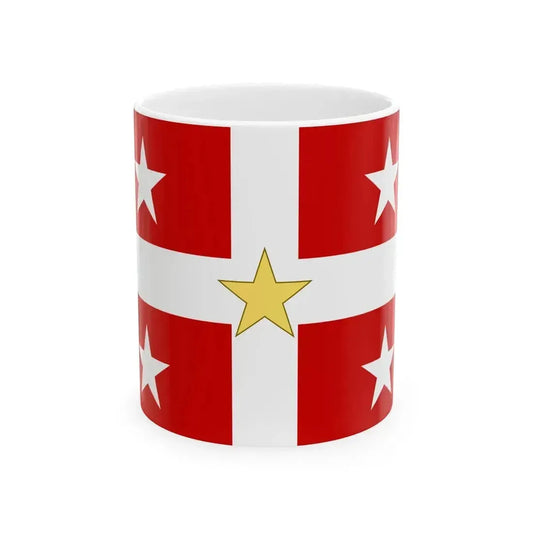 Domodossola-Bandiera (Italy) White Coffee Mug 11oz - Go Mug Yourself