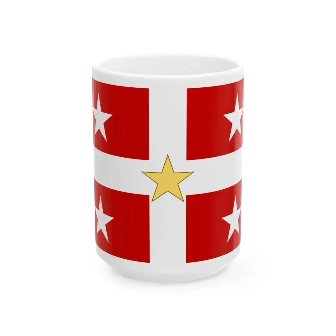 Domodossola-Bandiera (Italy) White Coffee Mug 15oz - Go Mug Yourself