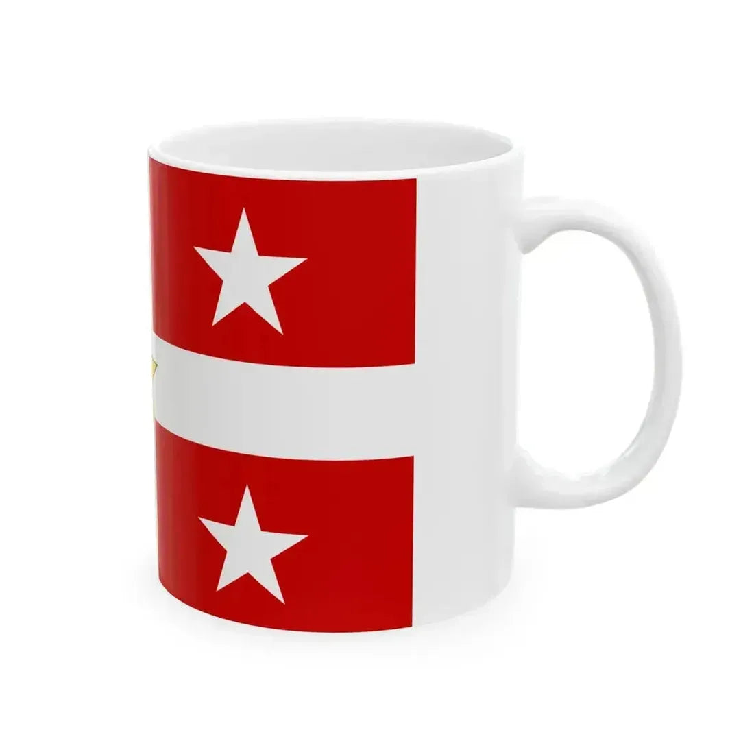 Domodossola-Bandiera (Italy) White Coffee Mug - Go Mug Yourself
