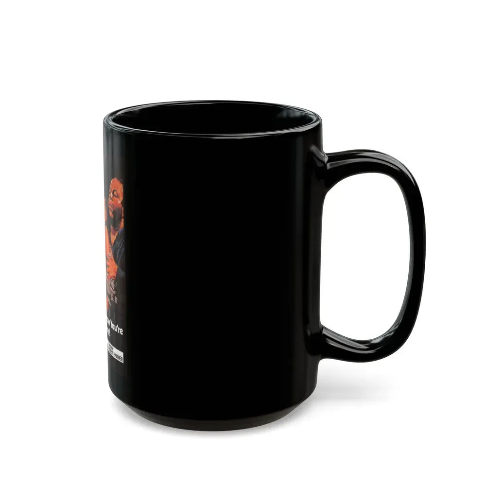 DON'T ANSWER THE PHONE! (2) 1980 Movie Poster - Black Coffee Mug - Go Mug Yourself