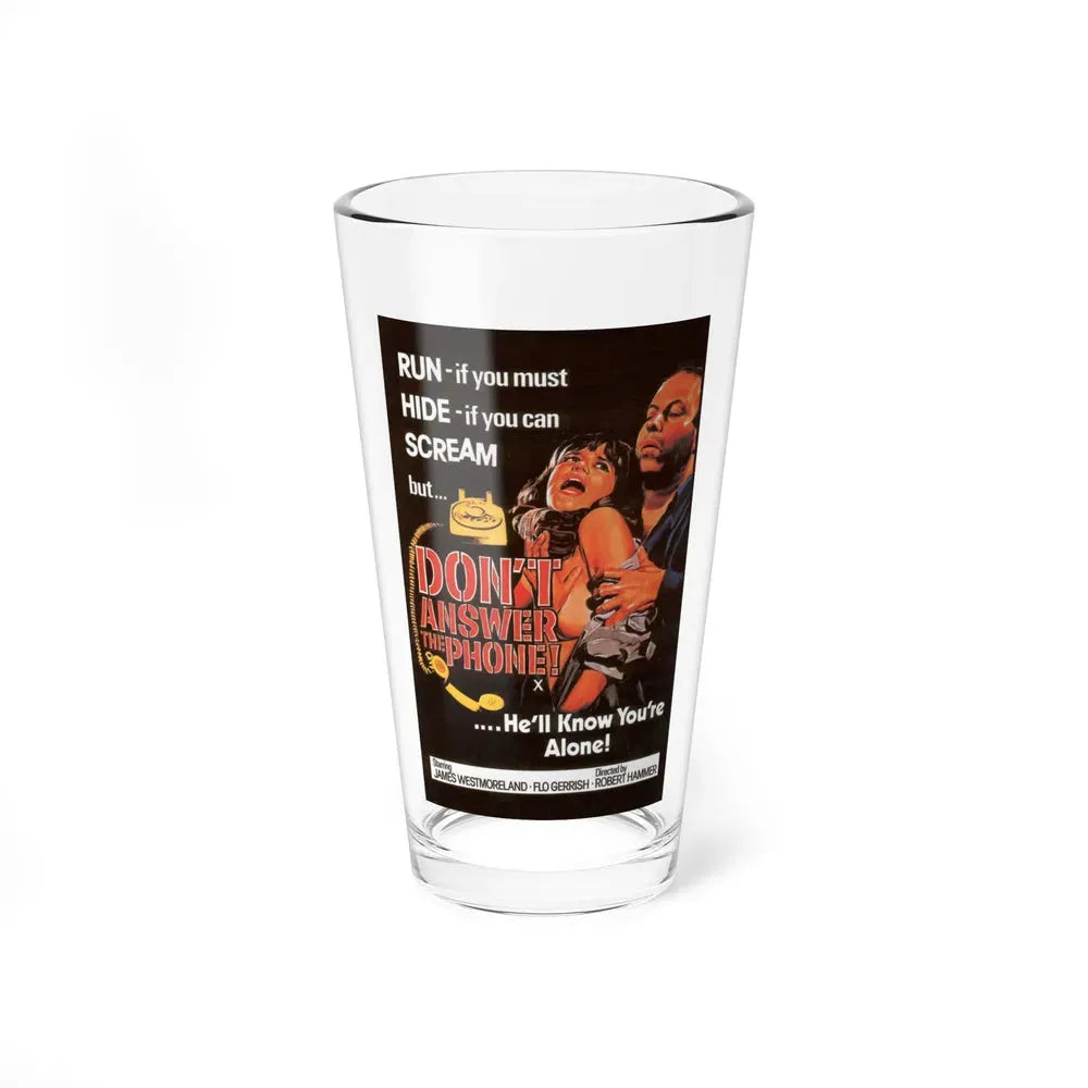 DON'T ANSWER THE PHONE! (2) 1980 Movie Poster - Pint Glass 16oz 16oz - Go Mug Yourself