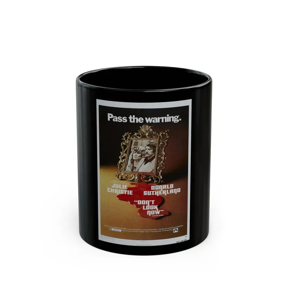 DON'T LOOK NOW 1973 Movie Poster - Black Coffee Mug 11oz - Go Mug Yourself