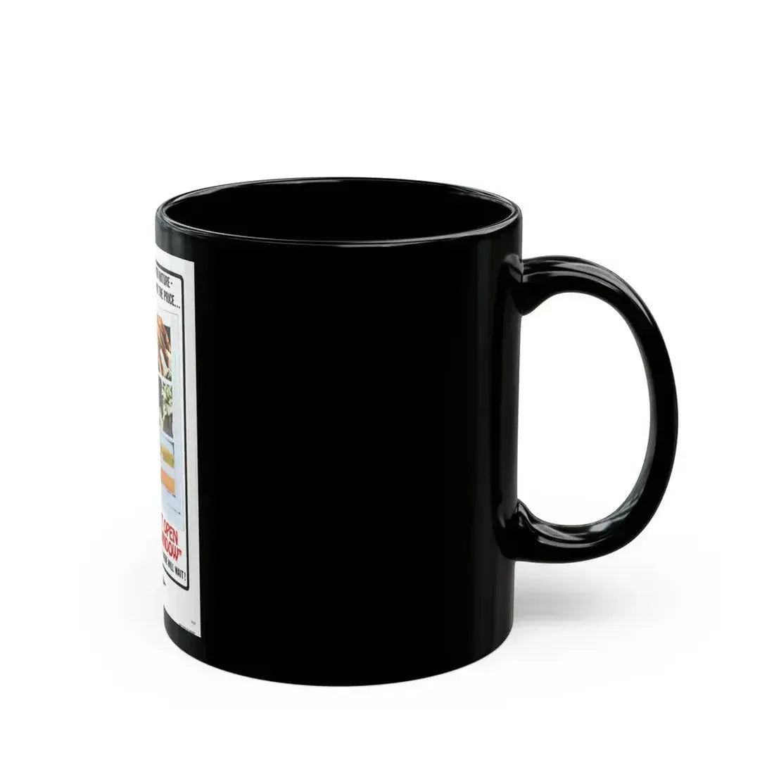 DON'T OPEN THE WINDOW (THE LIVING DEAD AT THE MANCHESTER MORGUE) 1974 Movie Poster - Black Coffee Mug - Go Mug Yourself
