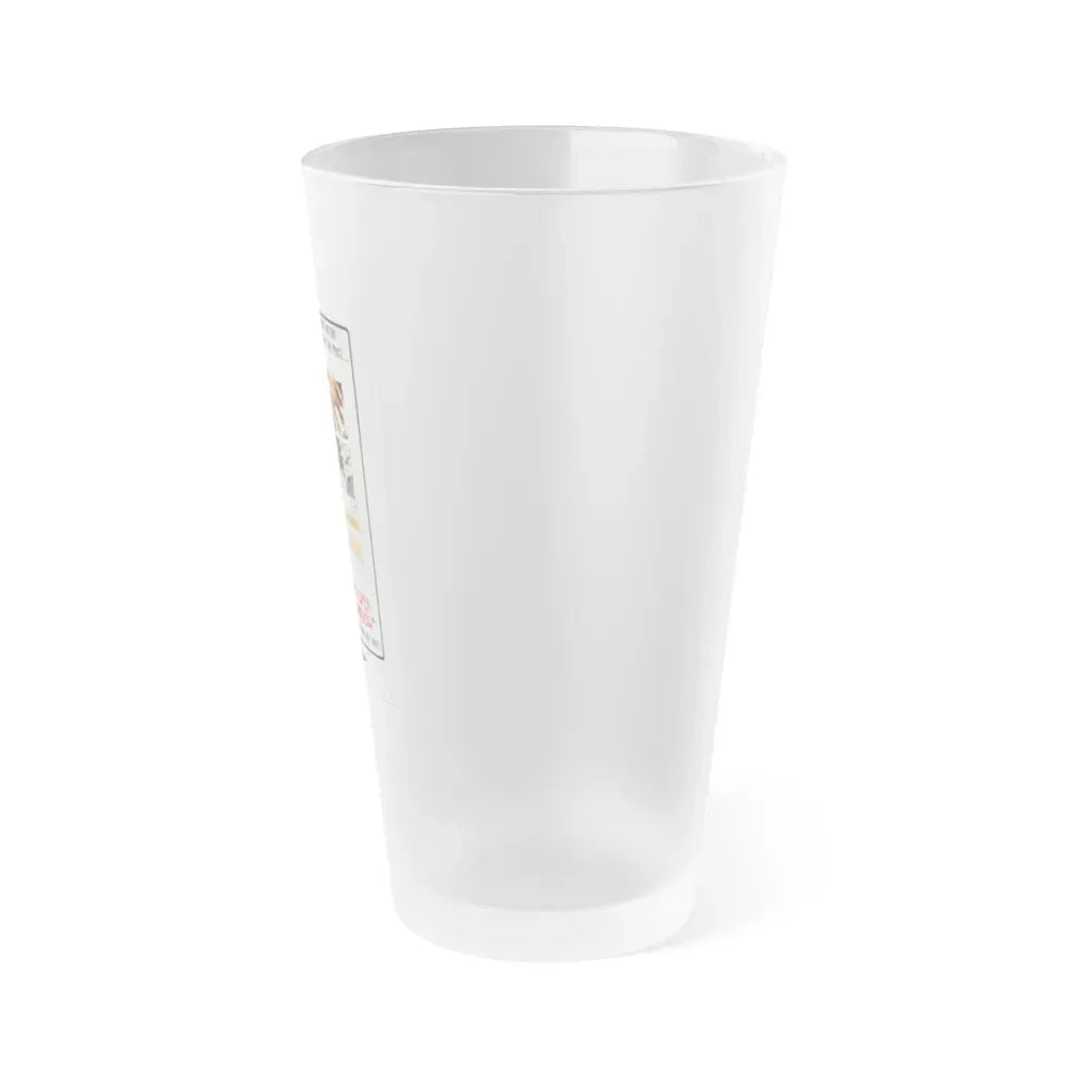 DON'T OPEN THE WINDOW (THE LIVING DEAD AT THE MANCHESTER MORGUE) 1974 Movie Poster - Frosted Pint Glass 16oz - Go Mug Yourself