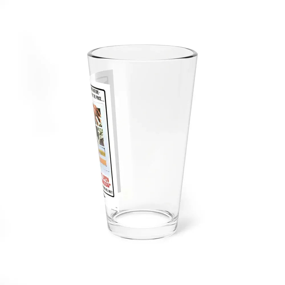 DON'T OPEN THE WINDOW (THE LIVING DEAD AT THE MANCHESTER MORGUE) 1974 Movie Poster - Pint Glass 16oz - Go Mug Yourself
