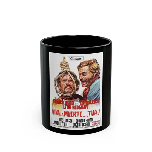 DON'T TURN THE OTHER CHEEK 1971 Movie Poster - Black Coffee Mug 11oz - Go Mug Yourself