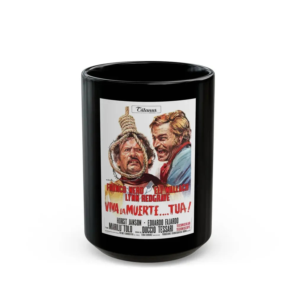 DON'T TURN THE OTHER CHEEK 1971 Movie Poster - Black Coffee Mug 15oz - Go Mug Yourself
