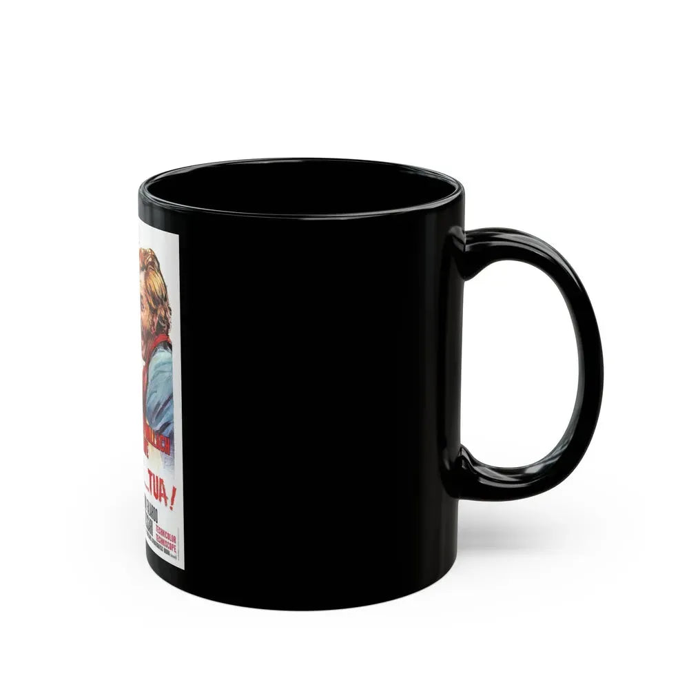 DON'T TURN THE OTHER CHEEK 1971 Movie Poster - Black Coffee Mug - Go Mug Yourself